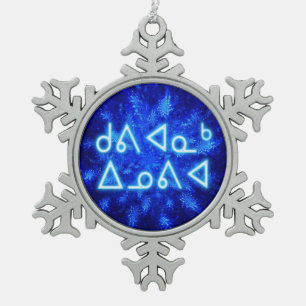 Kuvianak Innovia - Snowburst Snowflake Pewter Christmas Ornament