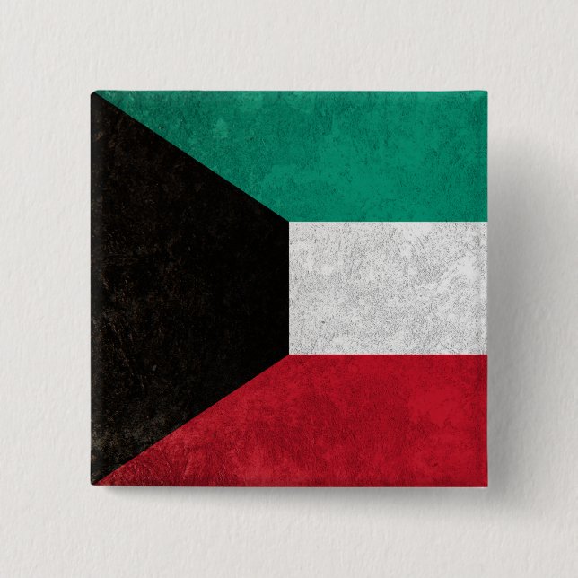 Kuwait 15 Cm Square Badge (Front)