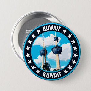 Kuwait 7.5 cm round badge