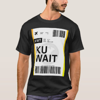 Kuwait Boarding Pass  T-Shirt