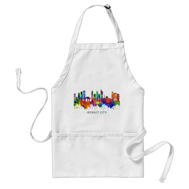 Kuwait City Kuwait Skyline Standard Apron (Front)