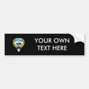 Kuwait Coat of Arms Bumper Sticker