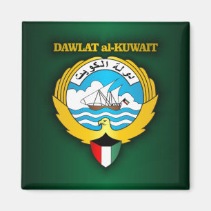 Kuwait Coat of Arms Magnet