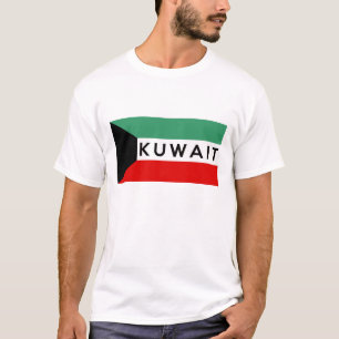 kuwait country flag symbol name text T-Shirt
