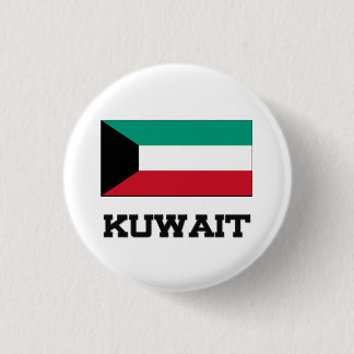 Kuwait Flag 3 Cm Round Badge