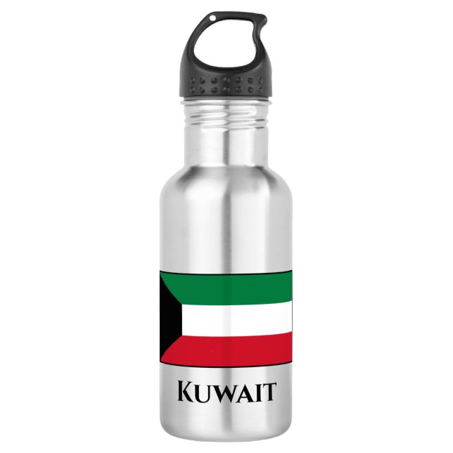 Kuwait Flag 532 Ml Water Bottle (Front)