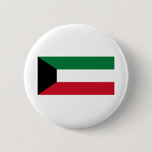 Kuwait Flag 6 Cm Round Badge