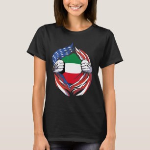 Kuwait Flag American Proud Of My Kuwaiti Heritage T-Shirt