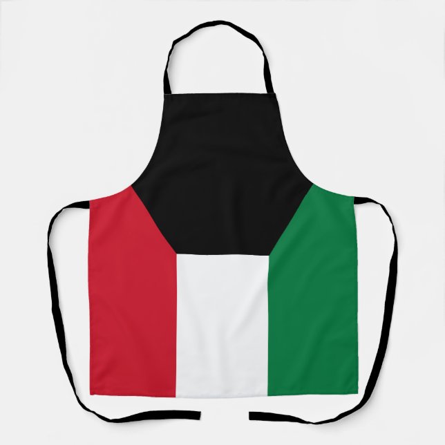 Kuwait Flag Apron (Front)