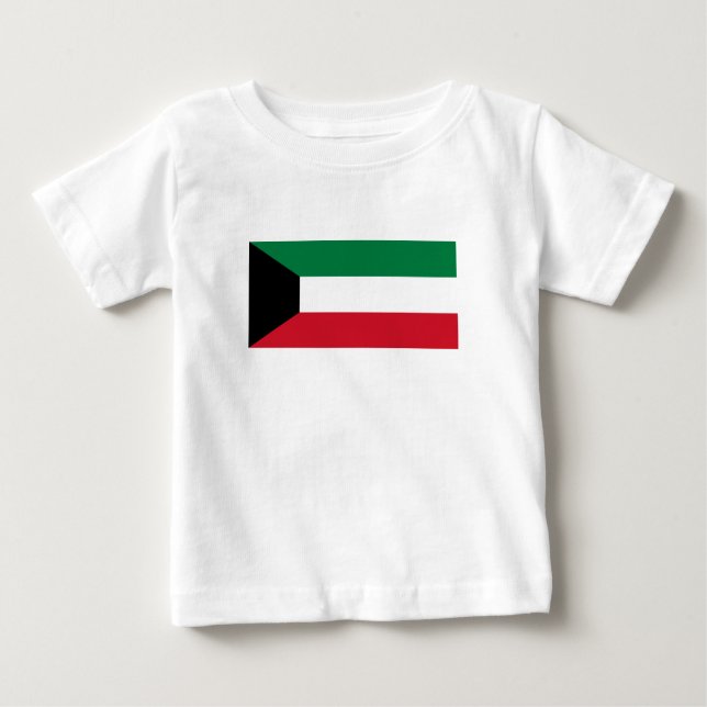 Kuwait Flag Baby T-Shirt (Front)
