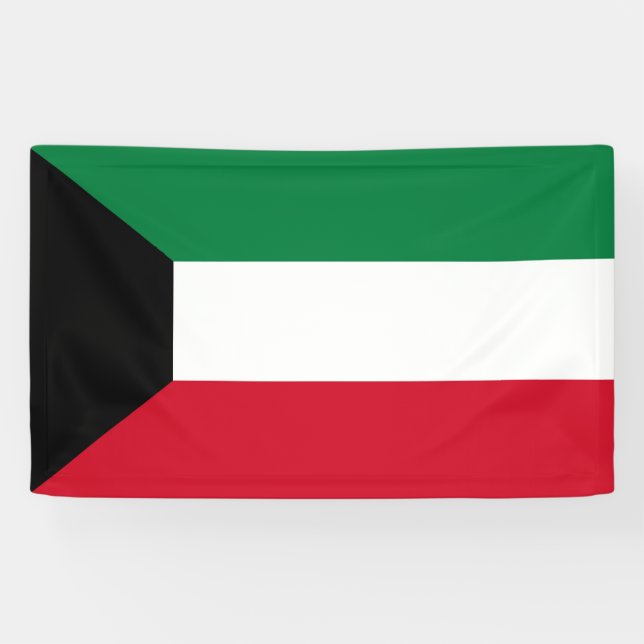 Kuwait flag banner (Horizontal)