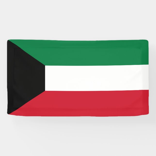 Kuwait Flag Banner (Horizontal)