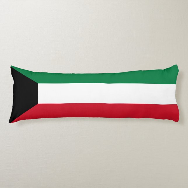 Kuwait Flag Body Cushion (Front)
