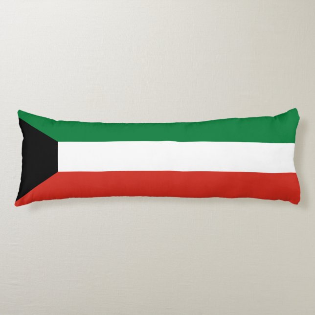 Kuwait flag body cushion (Front)