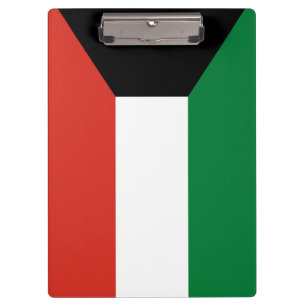 Kuwait flag clipboard