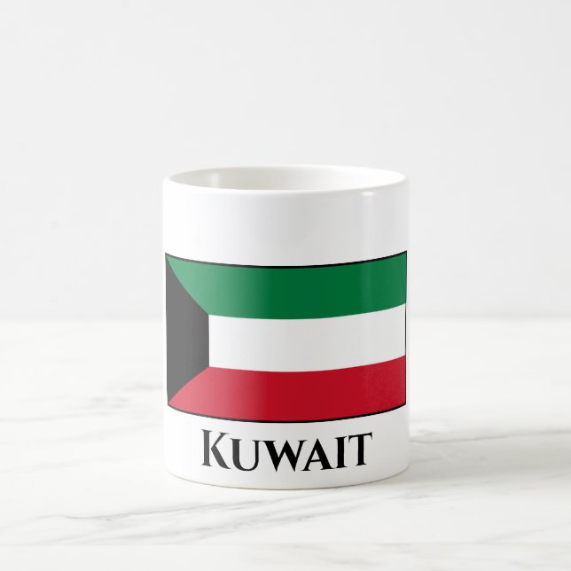 Kuwait Flag Coffee Mug (Center)
