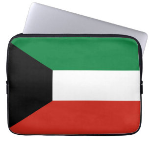 Kuwait flag laptop sleeve