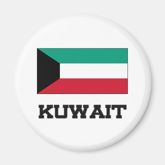 Kuwait Flag Magnet (Front)