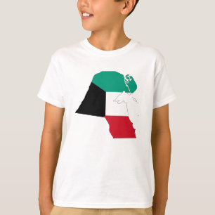 Kuwait Flag Map T-Shirt