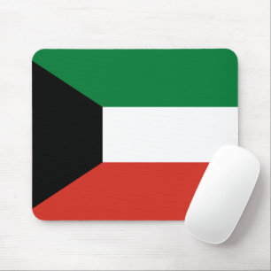 Kuwait flag mouse mat