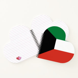 Kuwait flag notebook