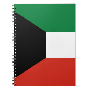 Kuwait flag notebook