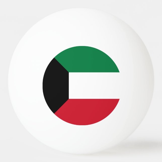 Kuwait Flag Ping Pong Ball (Front)
