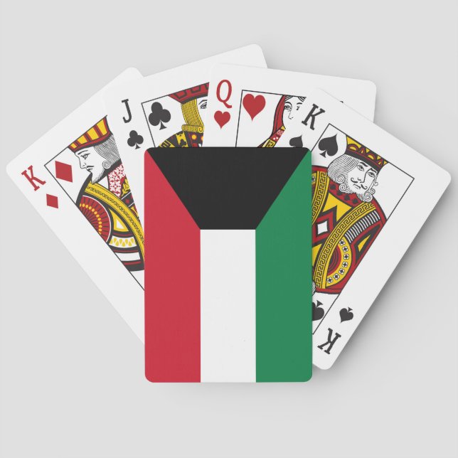 Kuwait Flag Playing Cards (Back)
