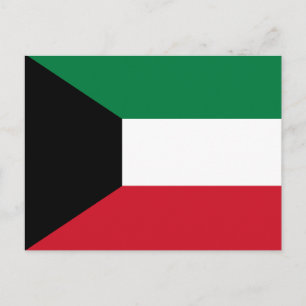 Kuwait Flag Postcard