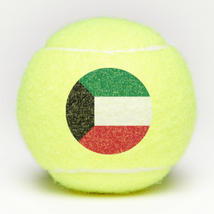 Kuwait Flag Tennis Balls