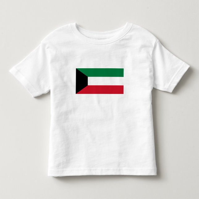 Kuwait Flag Toddler T-Shirt (Front)