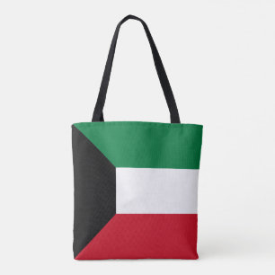 Kuwait Flag Tote Bag