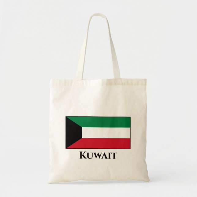 Kuwait Flag Tote Bag (Front)