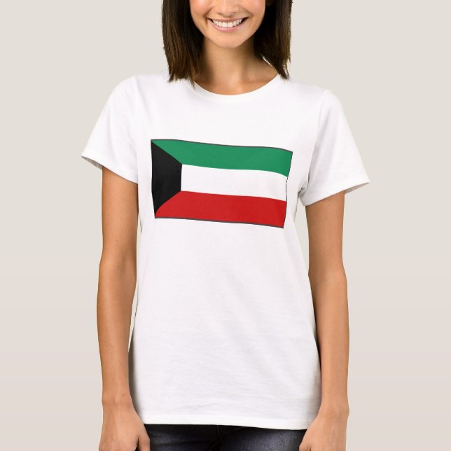Kuwait Flag x Map T-Shirt (Front)