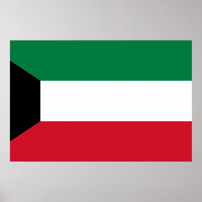 Kuwait, Kenya flag Poster (Front)