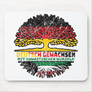 Kuwait Kuwaitisch Deutsch Deutschland Baum Wurzel Mouse Mat