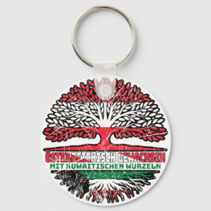 Kuwait Kuwaitisch Österreichisch Österreich Baum Key Ring