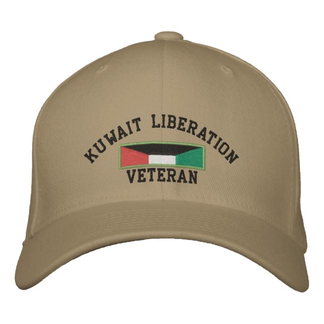 Kuwait Liberation Embroidered Hat (Front)