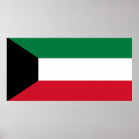 Kuwait National World Flag