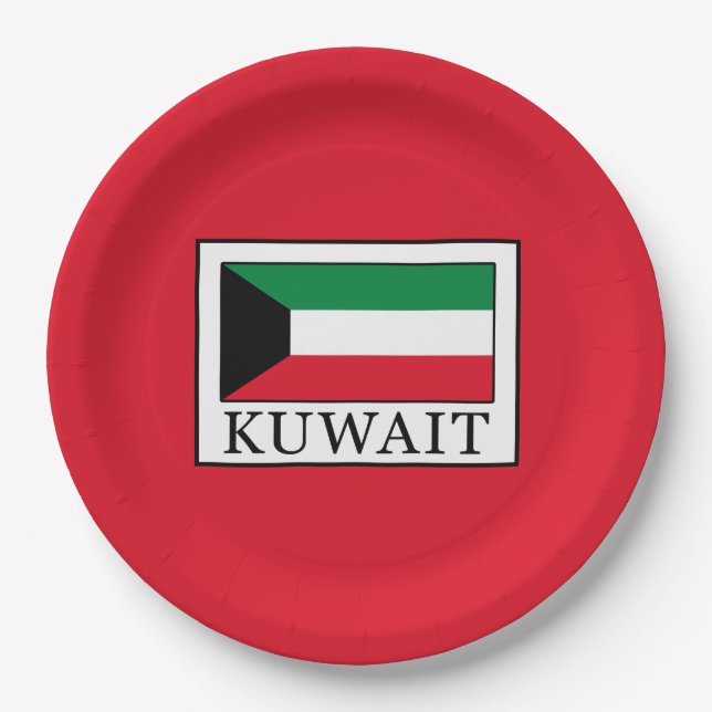 Kuwait Paper Plate (Front)