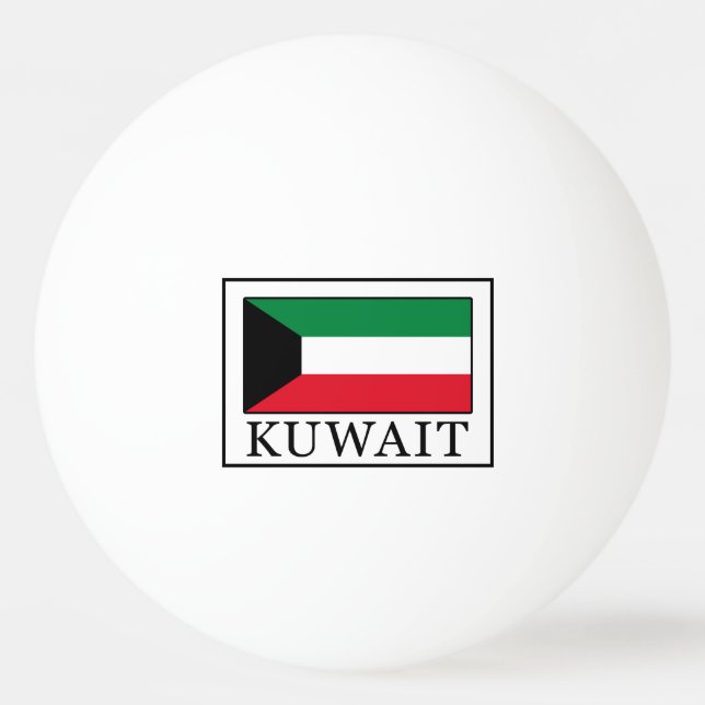 Kuwait Ping Pong Ball (Front)