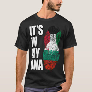 Kuwaiti And Bulgarian Mix DNA Heritage Flag T-Shirt