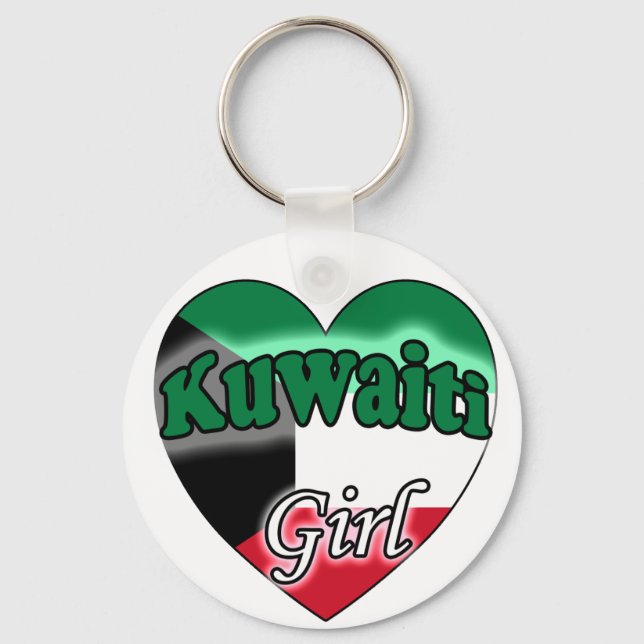 Kuwaiti Girl Key Ring (Front)