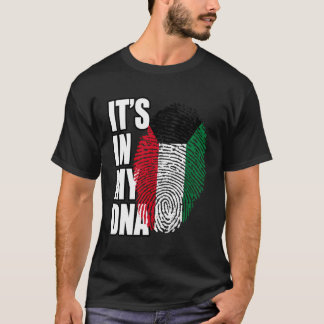 Kuwaiti Heritage Dna Flag T-Shirt