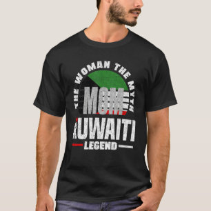 Kuwaiti Kuwait Kuwaiti Flag Mothers Day T-Shirt