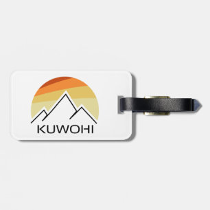 Kuwohi North Carolina Tennessee Retro Luggage Tag