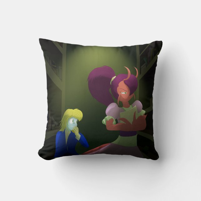 Kuzoura and Crayfish Girl Cushion (Front)