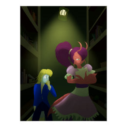 Kuzoura and Crayfish Girl Poster