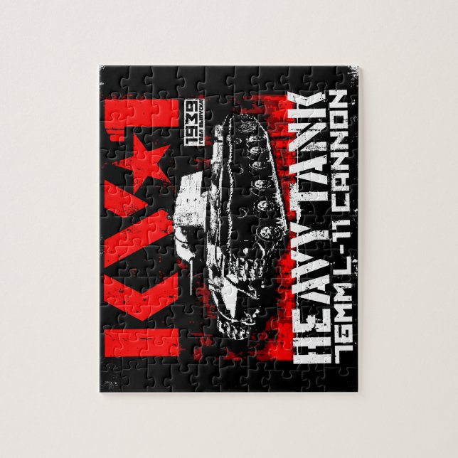 KV-1 Soviet heavy tank Jigsaw Puzzle (Vertical)