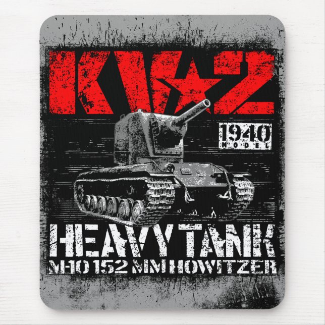 KV-2 Soviet heavy tank Mouse Mat (Front)